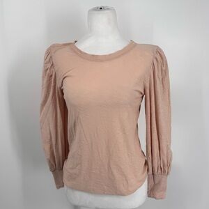 Nation LTD Loren Puff Sleeve Long Sleeve Tee